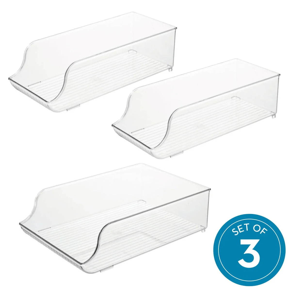 iDesign Linus Recycled Plastic Beverage Bin Set (See Description)