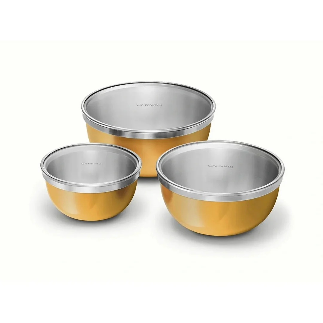 Caraway 6-Piece Mixing Bowl Set - Marigold