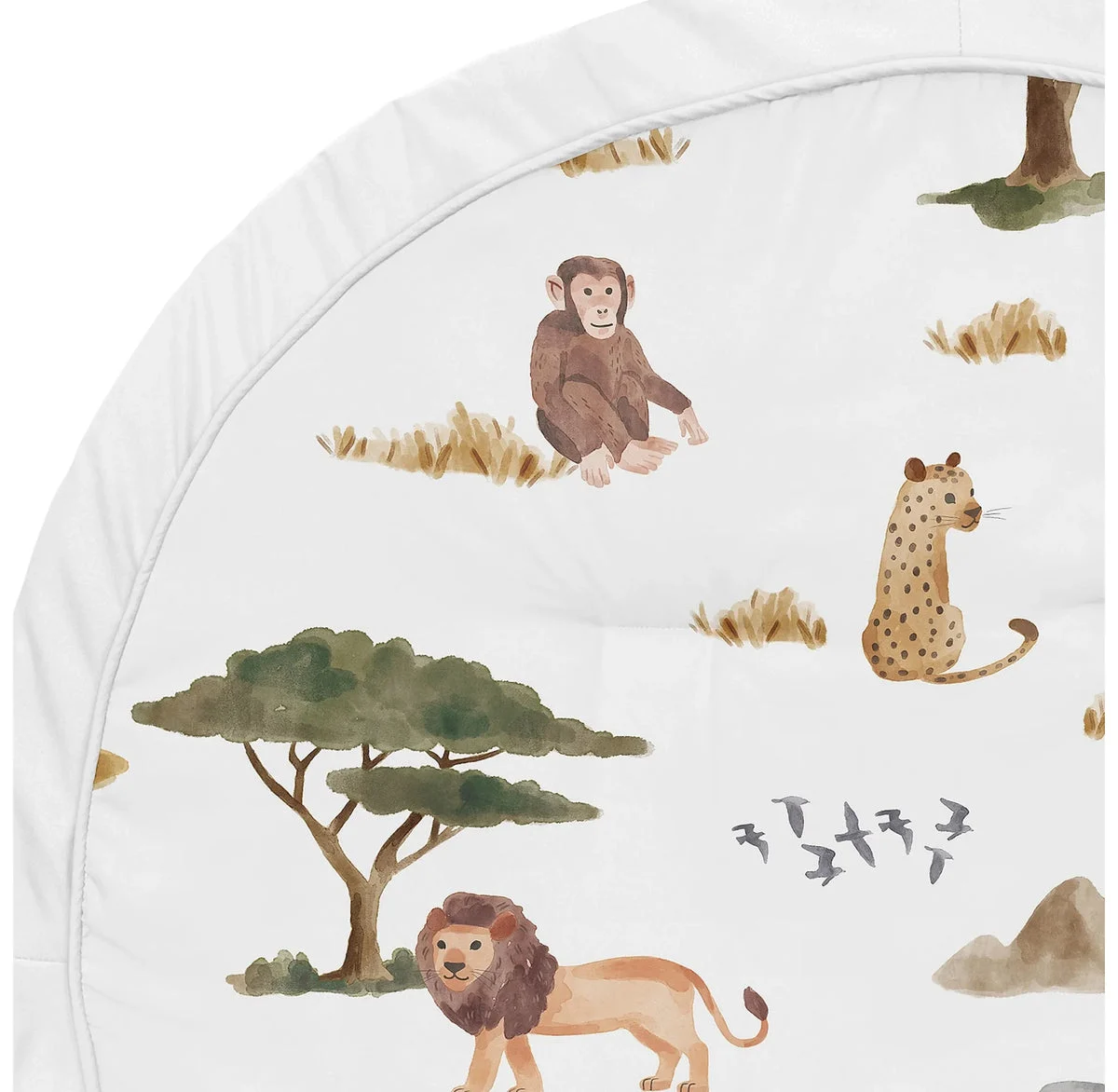 Sweet Jojo Designs Baby Tummy Time Playmat - Jungle Animals