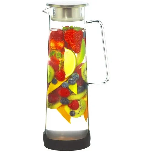 Grosche Water Infuser Pitcher with Stainless Steel Filter Lid - 50 Fl Oz