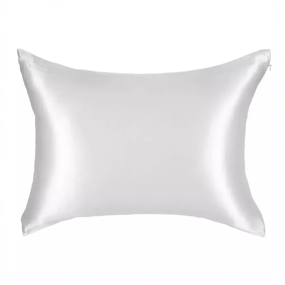Blissy King 600 Thread Count Silk Pillowcase - Ivory White