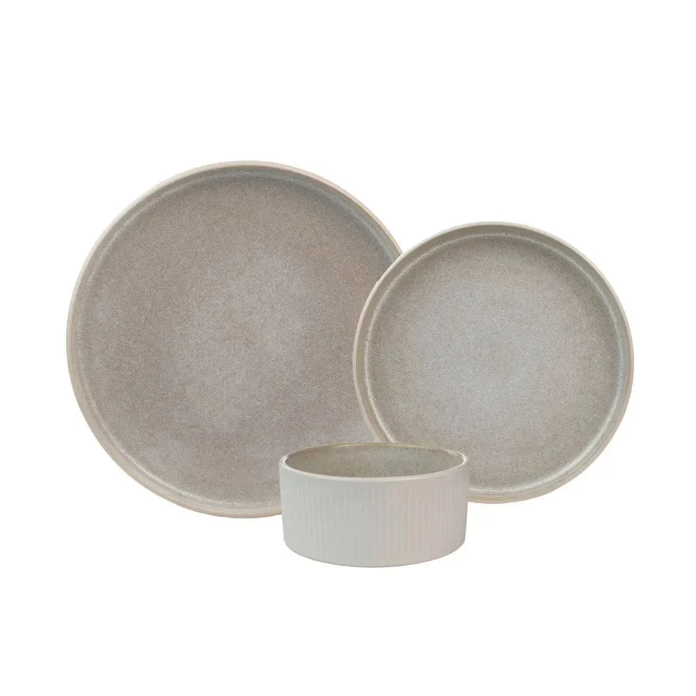 Sango Anderson Stoneware 12 Pc. Dinnerware Set, Service for 4 - Crealm