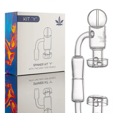 aLeaf Terp Slurper Banger Spinner Kit Y (14mm Male) - Smoke Shop