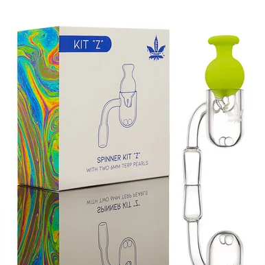 aLeaf Thick Round Bottom Banger Spinner Kit Z (14mm Male) - Smoke Shop