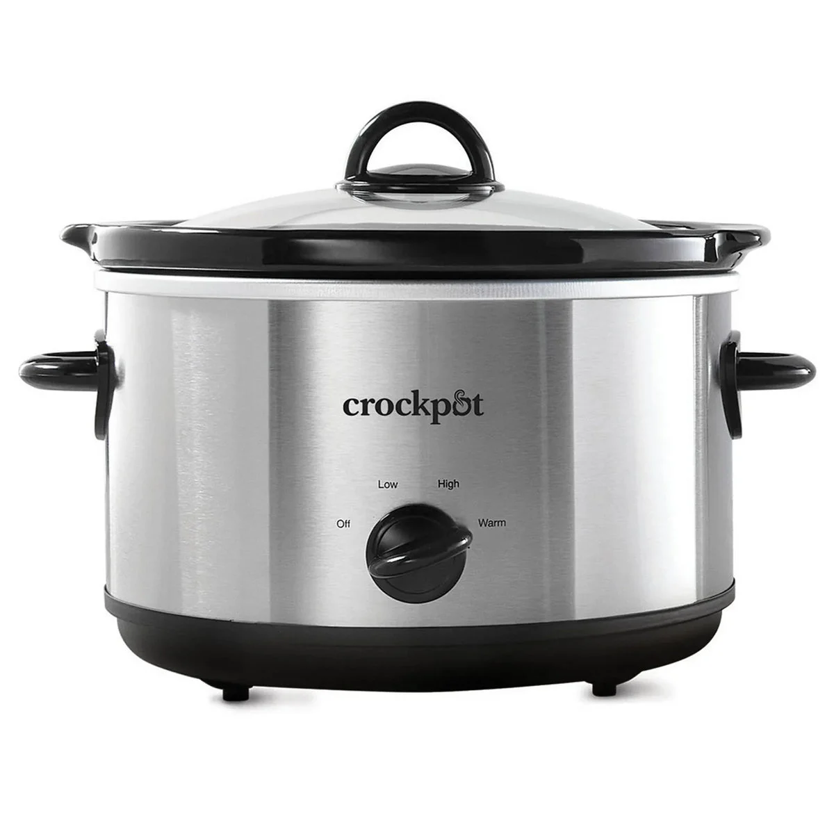 Crock-Pot 4.5-Quart Manual Slow Cooker - Silver