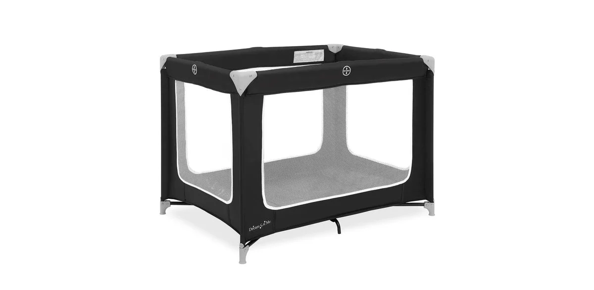 Dream On Me Zoom Portable Playard, Black
