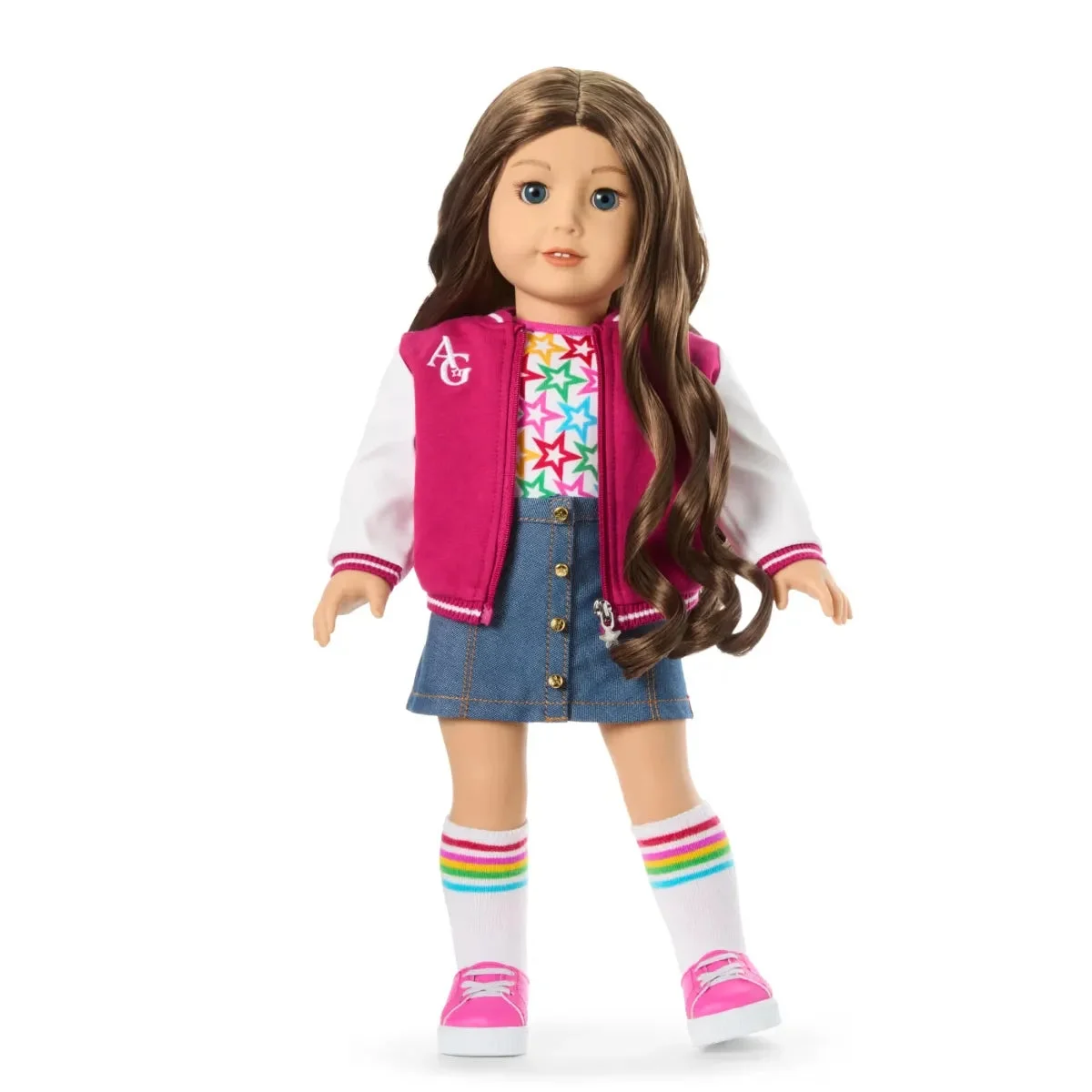 American Girl Truly Me 18-inch Doll #126 with wavy brown hair