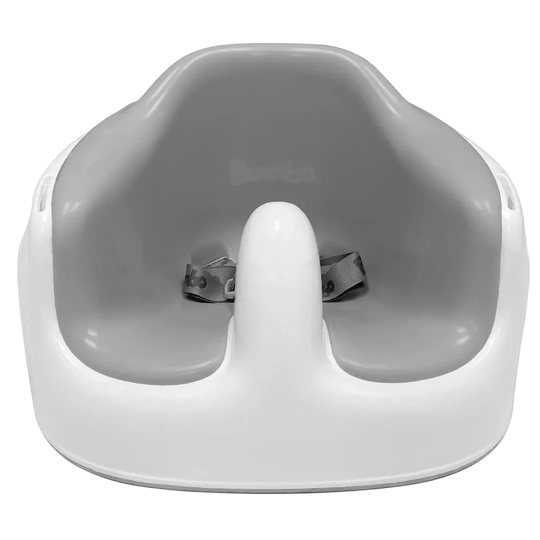 Bumbo Floor Seat LITE with Cushioned Seat & Safety Strap - Cool Grey