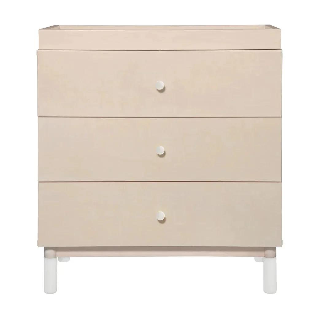 Babyletto Gelato 3-Drawer Changer Dresser - Natural and White