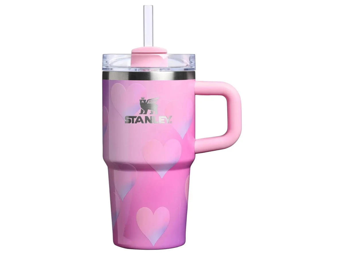 Stanley 20 oz Stainless Steel Quencher Tumbler - Powder Pink
