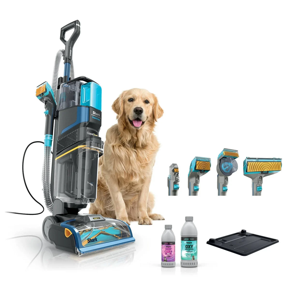 Shark Upright Deep Carpet Cleaner with Built-In Spot Remover - Gray