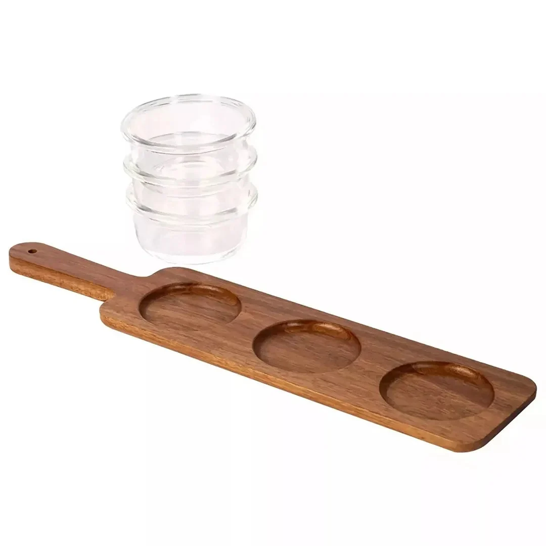 Home Essentials Table Setter Acacia Wood Serving Set