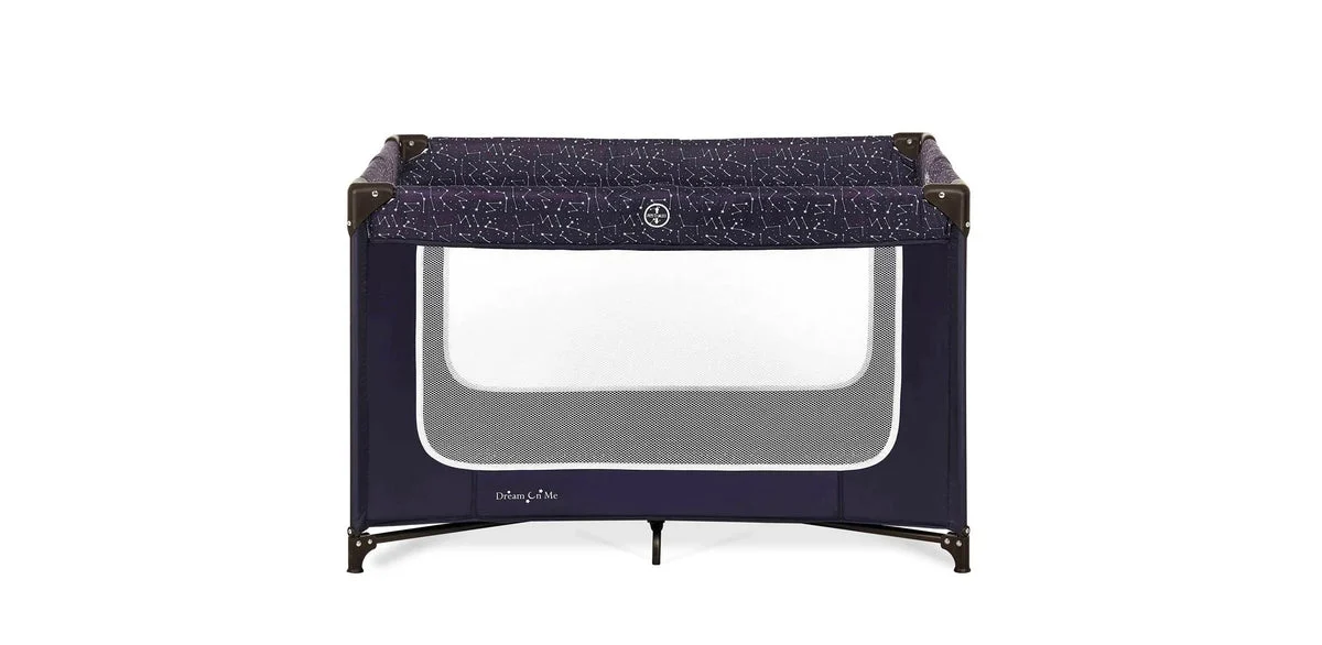 Dream On Me Emily Rose Deluxe Playard in Galaxy Blue