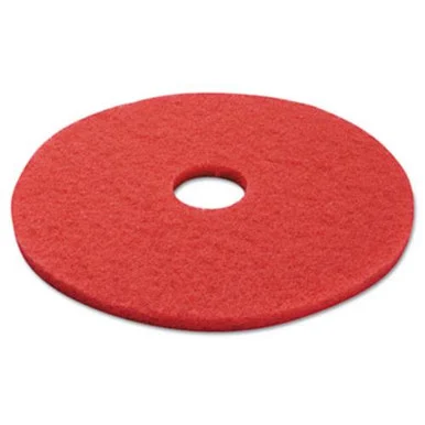 Premier 4017RED Standard 17-inch Diameter Buffing Floor Pads, Red