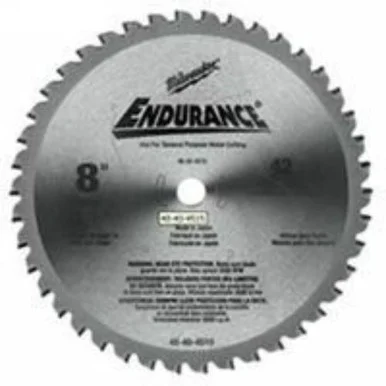Milwaukee Electric Tools 48-40-4515 Milwaukee 8 In. Circular Saw Metal Cutting 42 Teeth Blade Matb