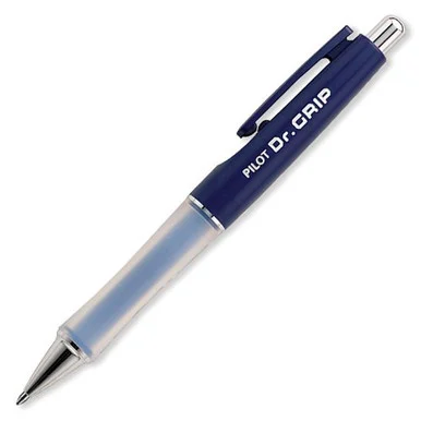 Pilot Dr. Grip Neon Retractable Ballpoint Pen - Medium Pen Point Type - 1 Mm Pen Point Size - Blue Ink - Blue Barrel - 1 Each (36101_40_1)