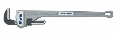 Hanson 2074136 Aluminum Pipe Wrench, 36" Long, 5" Jaw Capacity, Hardened Teeth, Easy Spin Adjusting Nut