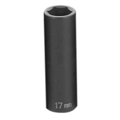 Grey Pneumatic 2017MD 1/2" Drive Metric Deep Impact Socket 17mm