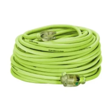 Legacy Manufacturing FZ512735 Flexzilla Pro Extension Cord, 14/3 Awg Sjtw, 100', Outdoor, Lighted Plug FZ512735_43