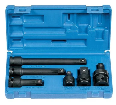Grey Pneumatic 2200 6 Piece 1/2" Drive Impact Adapter And Extension Set 2200_43