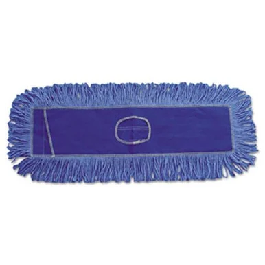 Unisan 1118 Mop Head, Dust, Looped-end, Cotton/synthetic Fibers, 18 X 5, Blue