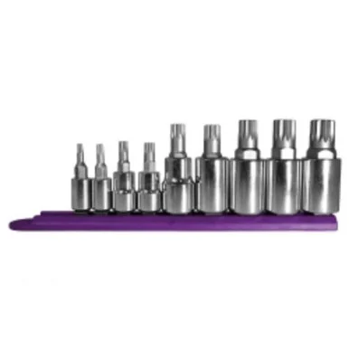 Mayhew 16024 9 Piece Triple Square Socket Bit Set