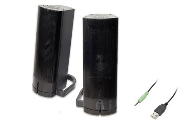 Connectland CL-SPK20037 2.0 Speaker System - 5 W RMS - Black