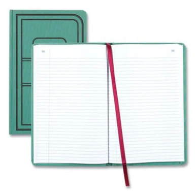 Rediform A66300R Tuff Series Record Book, Green, 7.63 X 12.13, 300 White Pages