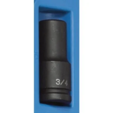 Grey Pneumatic 3024D 3/4" Drive 6 Point Deep Fractional Impact Socket 3/4