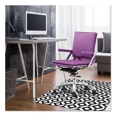 Deflecto FashionMat Black Diamond Chairmat (cm3540bd)