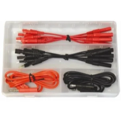 Electronic Specialties 1351 Spade Terminal Test Lead Kit 16-piece
