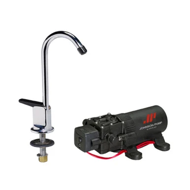 Johnson Pumps 61123 Faucet/1.1gph Pump Combo 12v