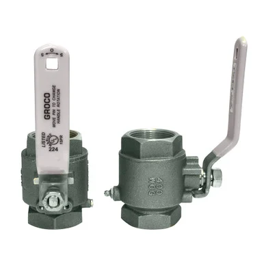 Groco IBV-1500-S 1-1/2" Npt Stainless Steel In-line Ball Valve