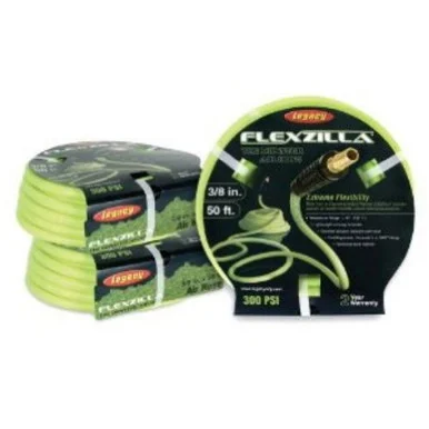 Legacy Manufacturing HFZ3850YW2 Flexzilla Zillagreen 3/8 In. X 50 Ft. Air Hose With 1/4 In. Threads