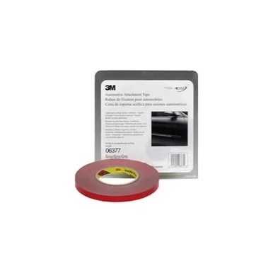 3m 06377 Automotive Attachment Tape, Gray, 1/2" X 20 Yds.