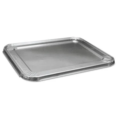 Boardwalk BWKLIDSTEAMHF Half Size Aluminum Steam Table Pan Lid, Deep, 100/carton