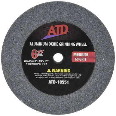 Atd Tools ATD-10551 Replacement 6" Medium Grit Grinding Wheel 10551_59