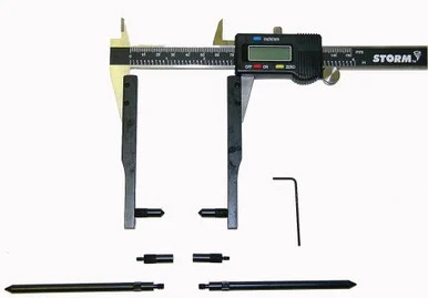 Central Tools 3K301 Drum And Rotor Adapter Kit Plus Caliper