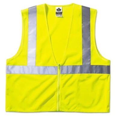 R3 Safety 150-21055 Glowear 8210z Class 2 Economy Vest, Polyester Mesh, Large/x-large, Yellow