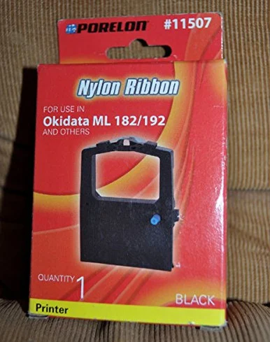 Porelon 11507 Comp Oki Ml320 Black Print Ribbon