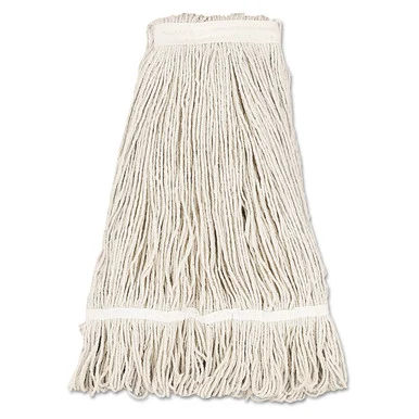 Boardwalk 432C Mop Head, Pro Loop Web/tailband, Premium Standard Head, Cotton, 32-oz., White