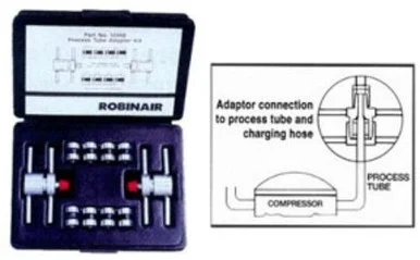 Robinair ROB-12458 Process Tube Adapter Kit 12458_59