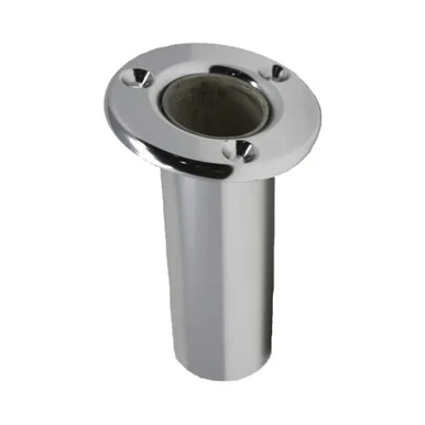 Taco Marine F31-0702BXY Taco Flush Mount Rod Holder 10° - Black Aluminum