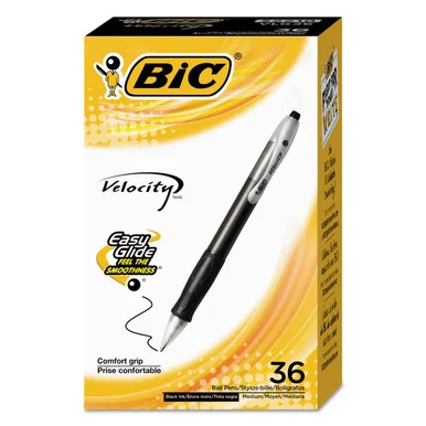 BIC Velocity Ballpoint Pen (vlg361bk) - Bic Corporation