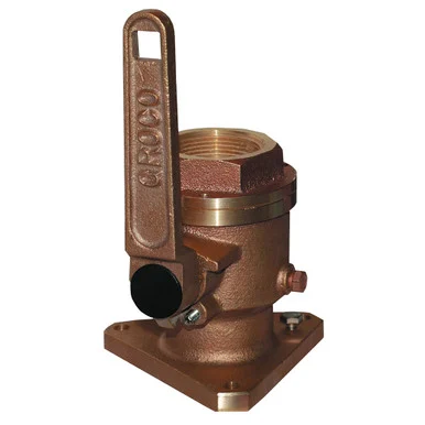 Groco BV-750 3/4" Bronze Flanged Full Flow Seacock