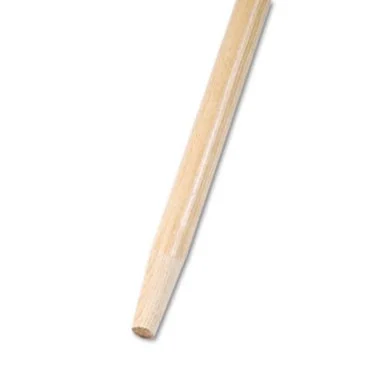 Boardwalk BWK125 Tapered End Broom Handle, Lacquered Hardwood, 1 1/8 Dia. X 60 Long