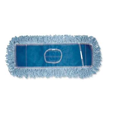 Boardwalk BWK1148 Dust Mop Head, Cotton/synthetic Blend, 45" X 5", Blue