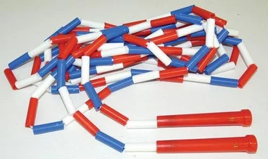 Champion Sport Pr16 Jump Rope - 16 Ft Length - Blue, White, Red - Plastic (PR16)
