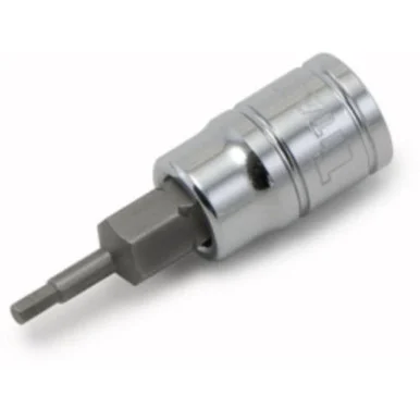Titan 15656 Hex Bit Socket, 3/8" Drive, 3/16", Chrome