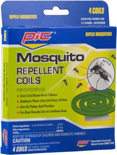 Pic C412 Mosquito Repellent Coils, 4 Pk